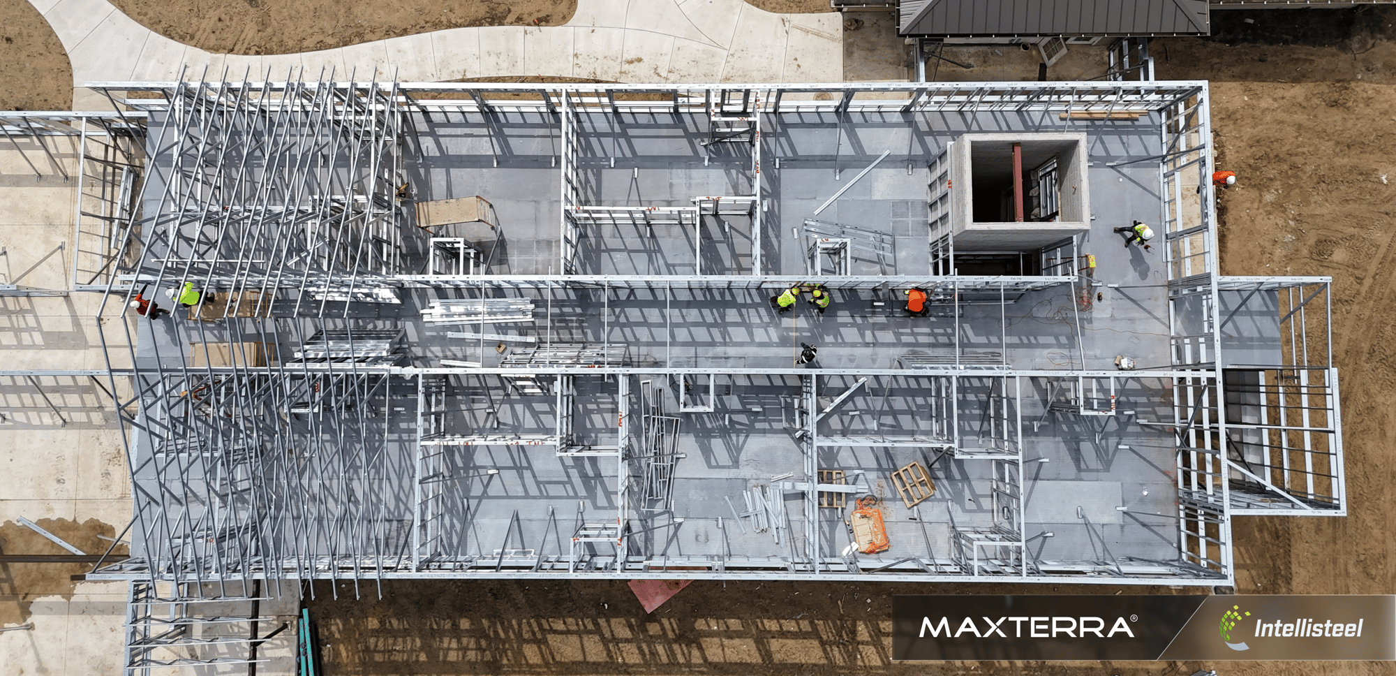 Project Image with Intellisteel logo