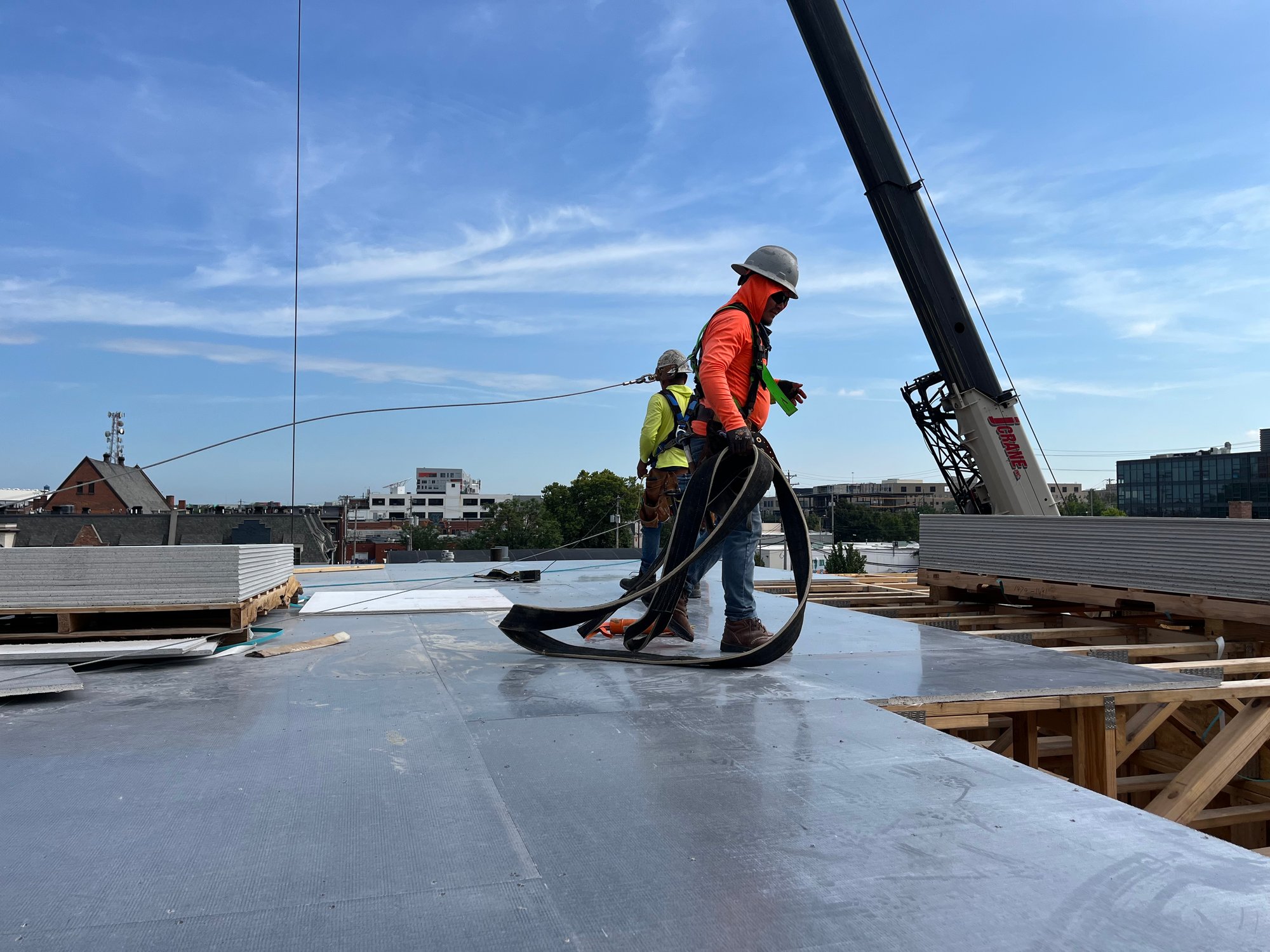 Artem on Gay St jobsite