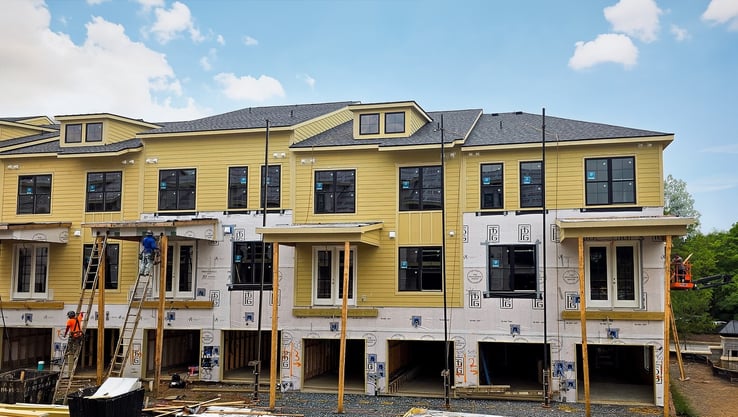 Brookside Reserve multifamily construction in Alpharetta, Georgia