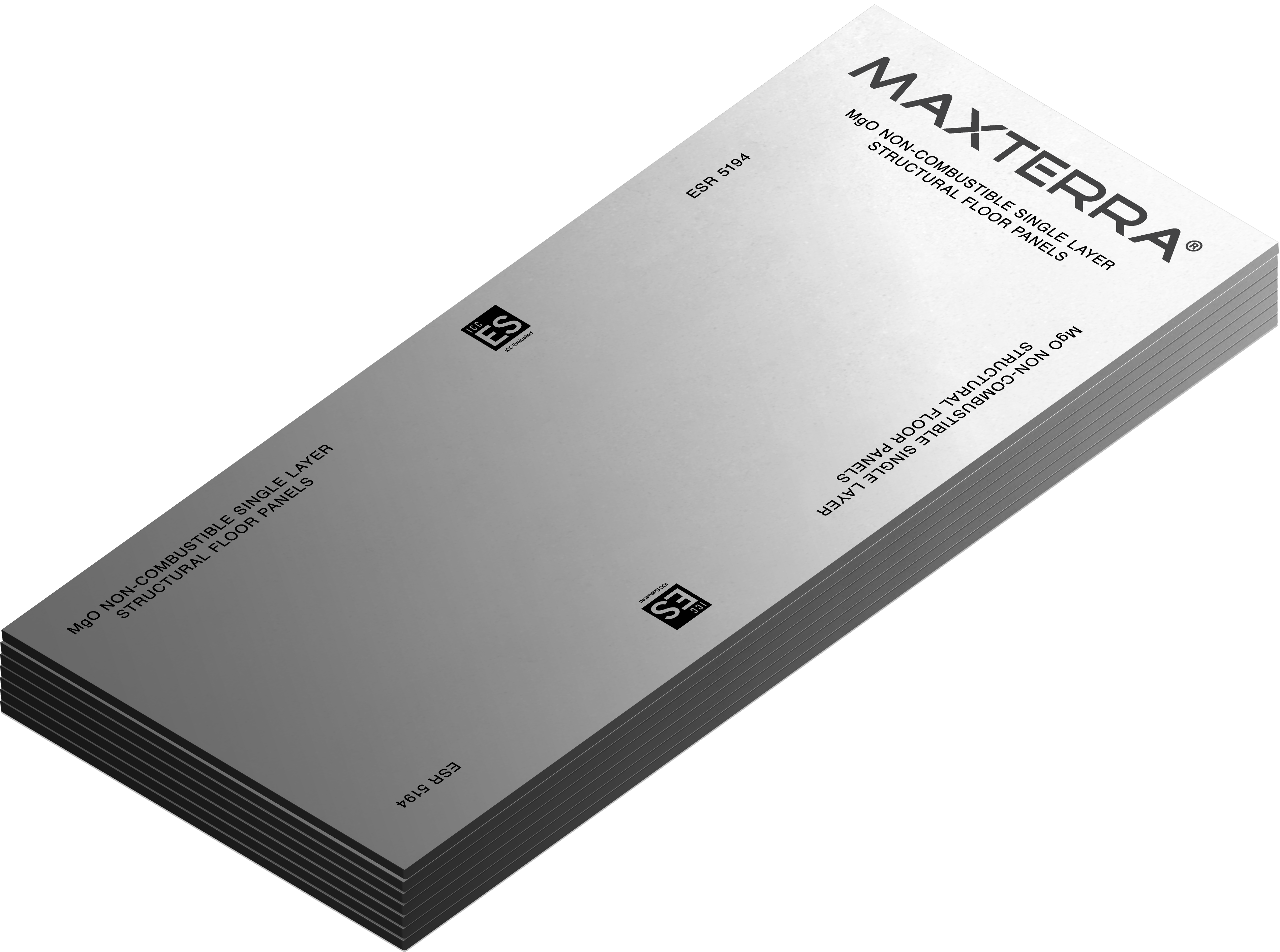 MAXTERRA Structural Floor Panels shown in the website marketing rendering