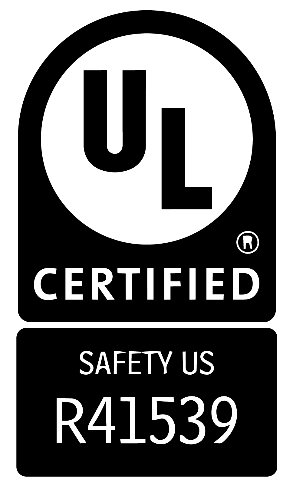 UL Certified mark, File R41539